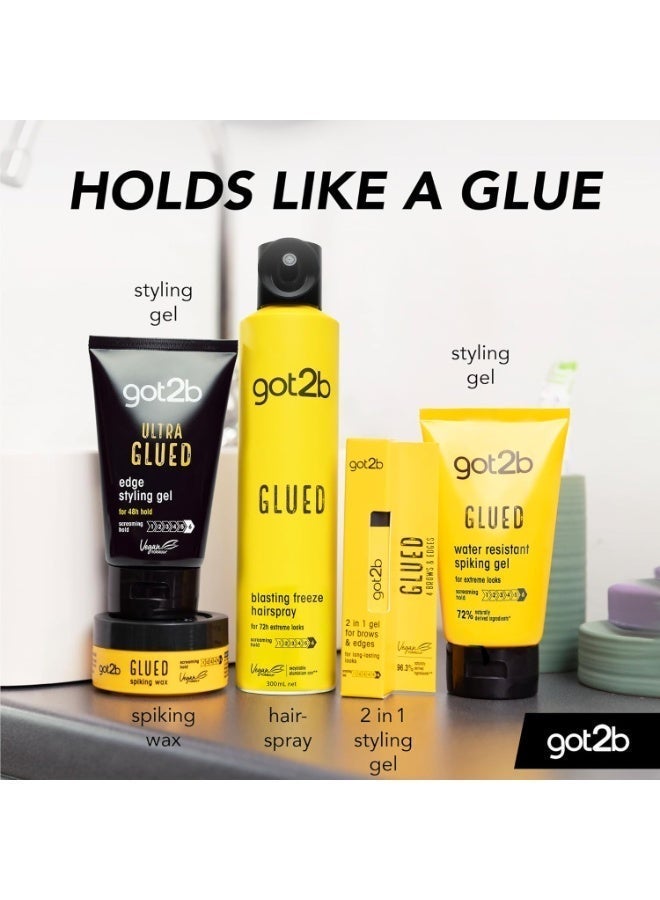 got2b Glued for Brows & Edges 2 in 1 Wand Eyebrow Gel, 72hr Hold, No White Residue or Stickness, Vegan, Silicone Free, Alcohol Free, 16 ml - Image 4